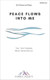 Peace Flows Into Me SA choral sheet music cover Thumbnail